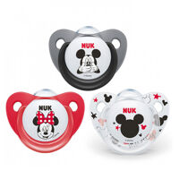 Bộ 2 ti giả silicone Nuk Mickey Sleeptime 6-18M NU34339