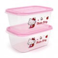 Bộ 2c hộp đựng thức ăn Lock&Lock LKT807 (Hello Kitty) (1320ml)