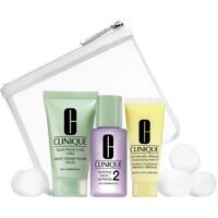 Bộ 3 bước dưỡng ẩm cho da dầu Clinique Great Skin 3 Step Skin Care - Tím