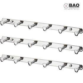 Bộ 3 cái móc áo 6 chấu gắn trên tường BAO BN316