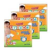 Bộ 3 gói tã quần Goo.n Friend L18 (bé 9-14kg)