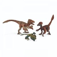 Bộ 3 khủng long feathered raptors schleich 42347