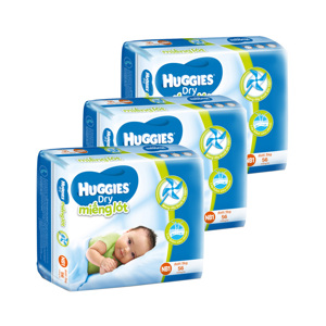 Bộ 3 miếng lót Huggies Newborn1 - 56 miếng