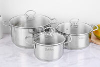 Bộ 3 nồi Delites NR001-B3 - inox 3 đáy