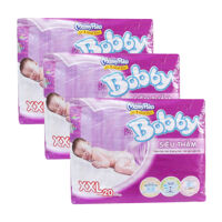 Bộ 3 tã giấy Bobby XXL20