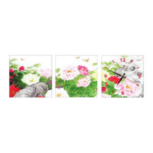Bộ 3 tranh đồng hồ Thế Giới Tranh Đẹp HH00287