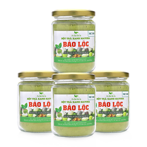 Bộ 4 Chai Bột Trà Xanh Matcha Bảo Lộc 100g