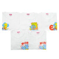 Bộ 5 Áo cài giữa tay dài trắng Nanio AD089 - size 7 , 2-3 tuổi
