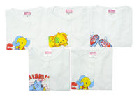 Bộ 5 Áo cài giữa tay ngắn trắng Nanio AD105 - size 7 , 2-3 tuổi