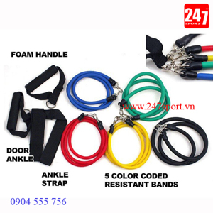 Bộ 5 dây đàn hồi Resistant Band