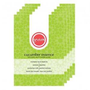 Bộ 5 hộp mặt nạ chiết xuất dưa leo Gracemask Cucumber Natural Moisturiser