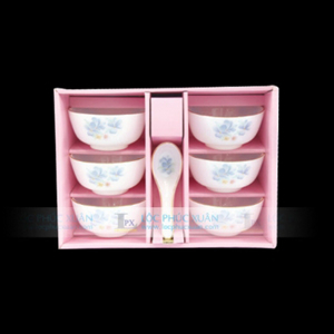 Bộ 6 bát 6 thìa Opal MP - USA Home Set 806GP