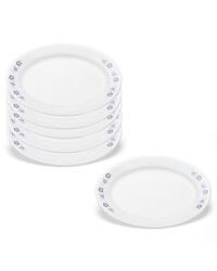 Bộ 6 đĩa thủy tinh oval Corelle 6950-FSY-LP - 25cm