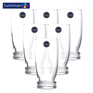 Bộ 6 ly thuỷ tinh Luminarc Cortina - 330 ml, thân cao