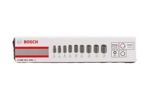 Bộ 9 đầu khẩu 1/4” Bosch 2608551096