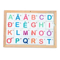 Bộ Alphabet tiếng Việt màu sắc Poomko AB03.5