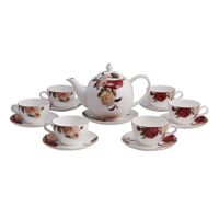 Bộ ấm và tách trà sứ xương Bone Porcelain 145773