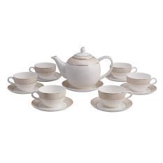 Bộ ấm và tách trà sứ xương Bone Porcelain 145761