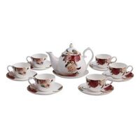 Bộ ấm và tách trà sứ xương Bone Porcelain 146773