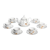 Bộ ấm và tách trà sứ xương Bone Porcelain 146285