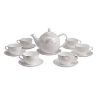 Bộ ấm và tách trà sứ xương Bone Porcelain 145784