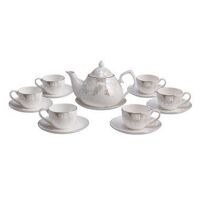 Bộ ấm và tách trà sứ xương Bone Porcelain 146784
