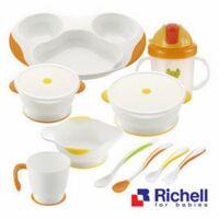 Bộ ăn dặm UF Richell - 10 món