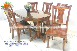 Bộ bàn ăn 6 ghế EPA-401