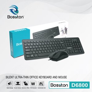 Bộ Bàn phím + Chuột Bosston D6800