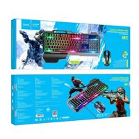 Bộ Bàn phím + Chuột có dây Gaming Hoco GM12 LED