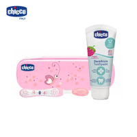 Bộ chăm sóc răng miệng Chicco 3 in 1 hình bướm hoa