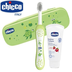 Bộ chăm sóc răng miệng 3 trong 1 rùa con Chicco 114458