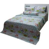 Bộ chăn drap satin phủ chằn gòn Jamion KST51 160 x 200 x 27 cm