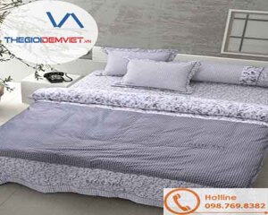 Bộ chăn ga gối Blue Sky Cotton T - DL150