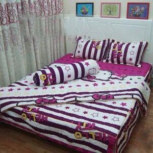 Bộ chăn ga gối chất liệu cotton nhung Ch94 - CH94