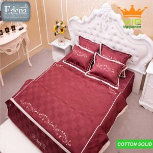 Bộ chăn ga gối Edena Cotton Satin ED619