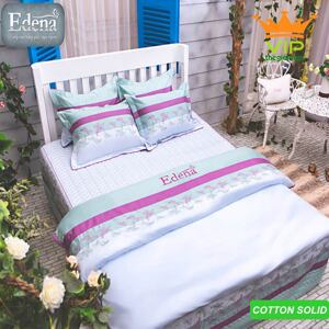 Bộ chăn ga gối Edena Cotton Solid ED335