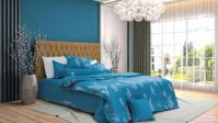 Bộ chăn ga gối Hanvico Blue Sky cotton T – DL179