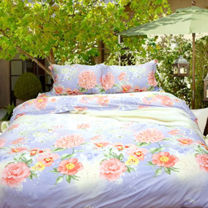 Bộ Chăn Ga Gối Lụa Tencel Tơ Tằm Hàn Quốc Không Gòn Julia 840BM18 (180 x 200 cm)