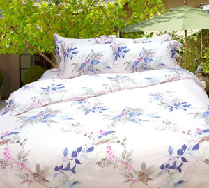 Bộ Chăn Ga Gối Lụa Tencel Tơ Tằm Hàn Quốc Không Gòn Julia 835BM18 (180 x 200 cm)