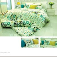 Bộ chăn ga gối Sông Hồng ga chun cotton mã C13 C09 KT 1.8x2.0m