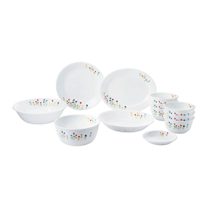 Bộ chén đĩa thủy tinh 12 món Corelle 12-FWH-P