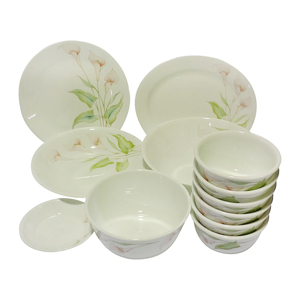 Bộ chén đĩa thủy tinh Corelle 12-LV-P