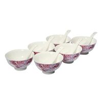 Bộ chén muỗng Bone Porcelain HT-12290