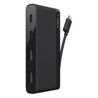 Bộ chia 4 cổng Mini Hub 2xUSB-C + 2x USB-A Belkin F4U090btBLK