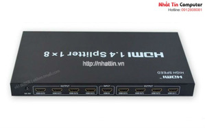 Bộ chia cổng HDMI 1 ra 8 full HD 1080p - EKL-HS108