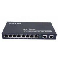 Bộ chia mạng Gigabit POE 8 x Gigabit-T(X) PoE s + 1 x Gigabit-T(X) + 1 x Gigabit-F(X) , SFP B&TON BT-6109GE-SFP