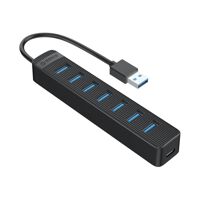 Bộ chia USB HUB 7 cổng USB 3.0 ORICO TWU3-7A-BK