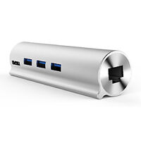 Bộ chia USB Type-C  3 cổng USB 3.0 với Lan Unitek Y-3095