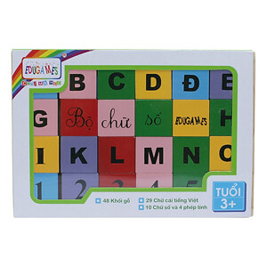 Bộ chữ số tiếng việt Edugames GA641